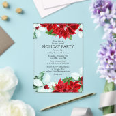 Vrijdag van feestdag Moderne Kerst van het Bedrijf Acryl Uitnodigingen (Insitu (Huwelijk))