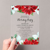 Vrijdag van feestdag Moderne Kerst van het Bedrijf Acryl Uitnodigingen (Insitu (Draagbaar))