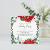 Vrijdag van feestdag Moderne Kerst van het Bedrijf Kaart (Staand voorkant)