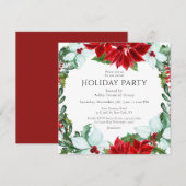 Vrijdag van feestdag Moderne Kerst van het Bedrijf Kaart (Voorkant / Achterkant)