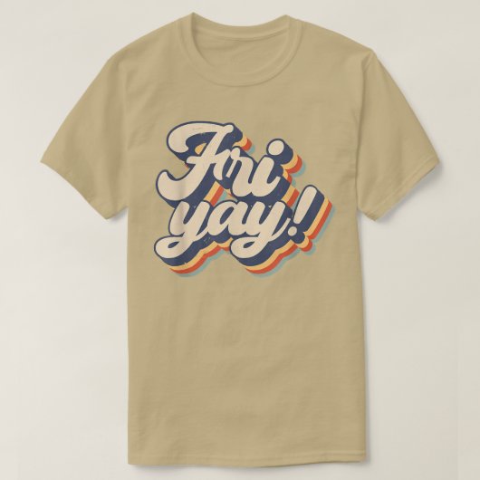 Vrijdag vrijdag we zijn vriendschappelijke grappig t-shirt (Design voorkant)