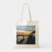 Vrijdag zondagavond bij Edmonds Pier Tote Bag (Achterkant)