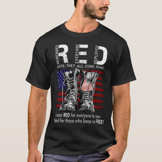Vrijdagleger van de R.E.D. T-shirt (Voorkant)