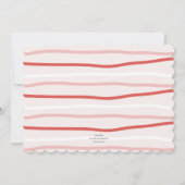 Vrijdagmiddag Tea Kids Birthday Party Invitation Kaart (Achterkant)