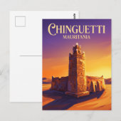 Vrijdagmoskee Mauritanië Briefkaart (Voorkant / Achterkant)