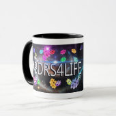 VrijdagNightFree4All #BDRS4Life Coffee Mok (Voorkant links)