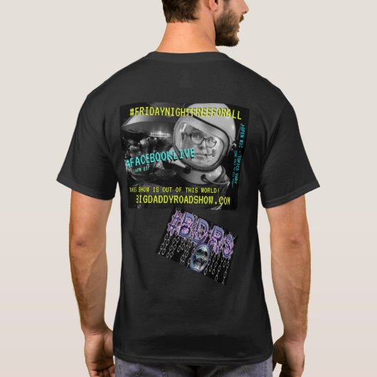 VrijdagNightFree4All Double Sided T-shirt (Achterkant)