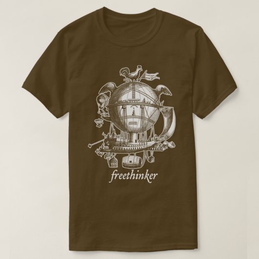 Vrijdenker 2 t-shirt (Design voorkant)