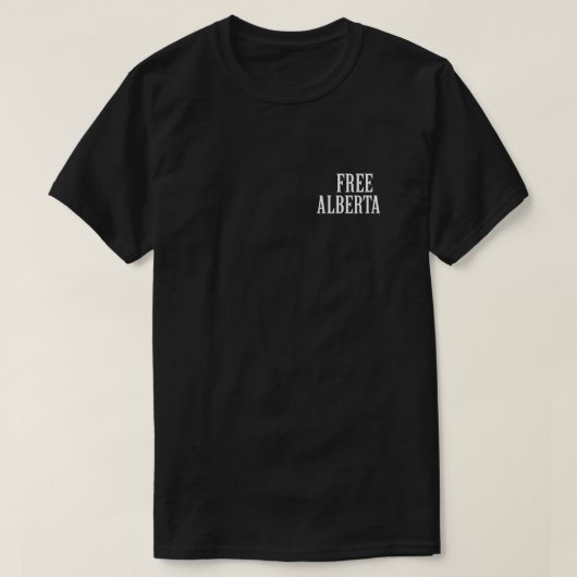 Vrije Alberta T-shirt (Design voorkant)