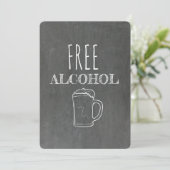 vrije alcohol | BRUIDEGOM | Best man grappig voors Kaart (Staand voorkant)