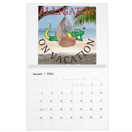 Vrije Alligator Kalender (Jan 2026)