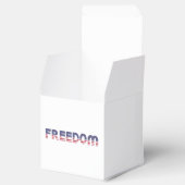 Vrije Amerikaanse vlag voor Patriottische en Vrijh Bedankdoosjes (Geopend)