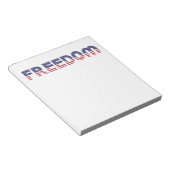 Vrije Amerikaanse vlag voor Patriottische en Vrijh Notitieblok (Schuin)