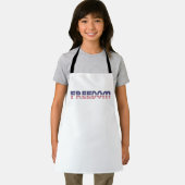 Vrije Amerikaanse vlag voor Patriottische en Vrijh Schort (Insitu)