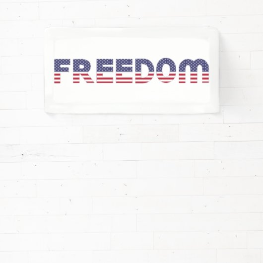 Vrije Amerikaanse vlag voor Patriottische en Vrijh Spandoek (Insitu)