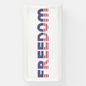 Vrije Amerikaanse vlag voor Patriottische en Vrijh Spandoek (Verticaal)