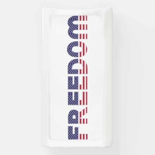 Vrije Amerikaanse vlag voor Patriottische en Vrijh Spandoek (Verticaal)