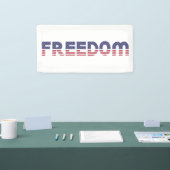 Vrije Amerikaanse vlag voor Patriottische en Vrijh Spandoek (Beurs)