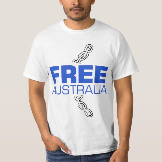 Vrije Australië T-shirt (Voorkant)