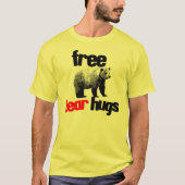 VRIJE BEER HUGS T-SHIRT (Voorkant)