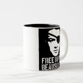 Vrije Bobby Beausoleil-mok Tweekleurige Koffiemok (Voorkant rechts)