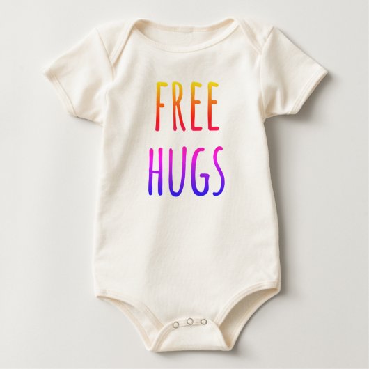 Vrije Bodysuit van het Baby van Omhelzingen (Voorkant)