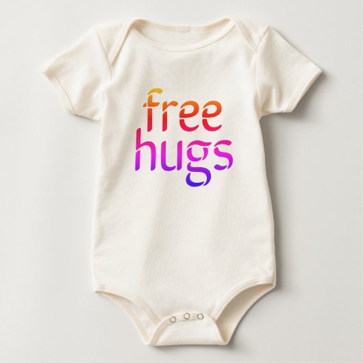 Vrije Bodysuit van het Baby van Omhelzingen (Voorkant)