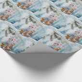 Vrije boeken voor Kerstmis Cadeaupapier (Hoek)