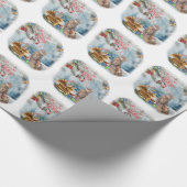 Vrije boeken voor Kerstmis Cadeaupapier (Hoek)