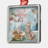 Vrije boeken voor Kerstmis Metalen Ornament (Links)