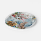 Vrije boeken voor Kerstmis Papieren Bordje (Gekanteld)