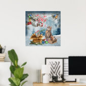 Vrije boeken voor Kerstmis Poster (Thuiskantoor)