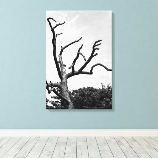 vrije boom canvas afdruk (Insitu (Houten vloer))