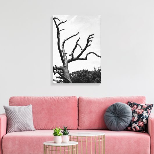 vrije boom canvas afdruk (Insitu (Woonkamer))