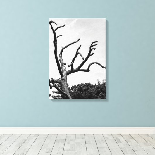 vrije boom canvas afdruk (Insitu (Houten vloer))