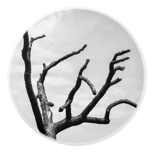 vrije boom keramische knop (Voorkant)