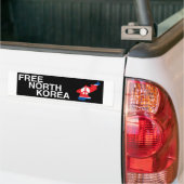 Vrije Bumpersticker Noord-Korea (Op Truck)
