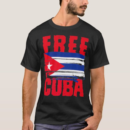 Vrije Cuba Premium T-shirt (Voorkant)
