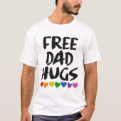 VRIJE DAD HUGS T-SHIRT (Voorkant)