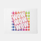 Vrije dag wauw - WOW WOW-meme Essential Deurmat (Voorkant)