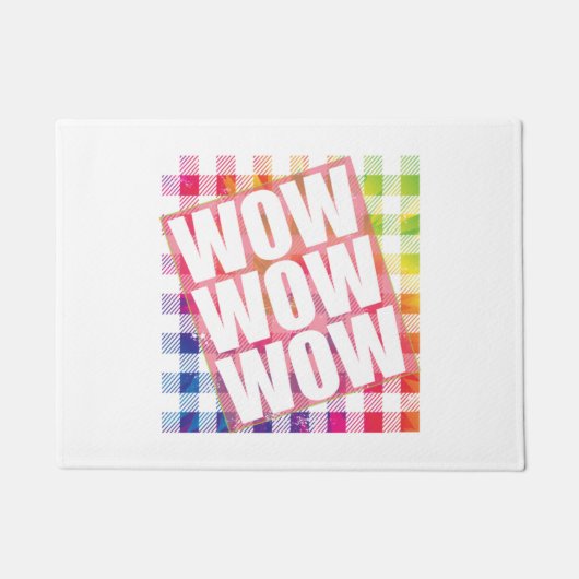 Vrije dag wauw - WOW WOW-meme Essential Deurmat (Voorkant)