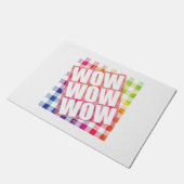 Vrije dag wauw - WOW WOW-meme Essential Deurmat (Schuin)