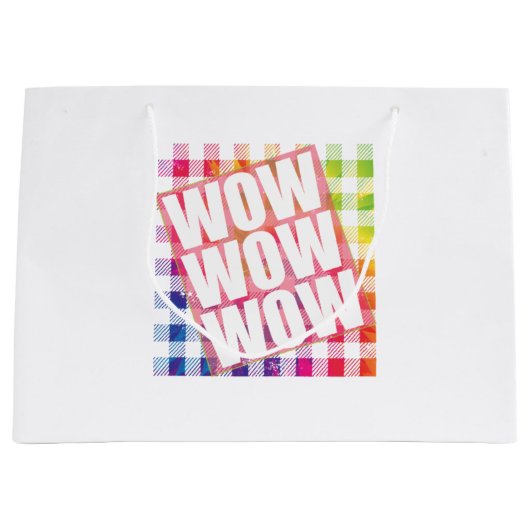 Vrije dag wauw - WOW WOW-meme Essential Groot Cadeauzakje (Voorkant)