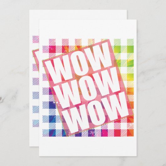 Vrije dag wauw - WOW WOW-meme Essential Kaart (Voorkant / Achterkant)