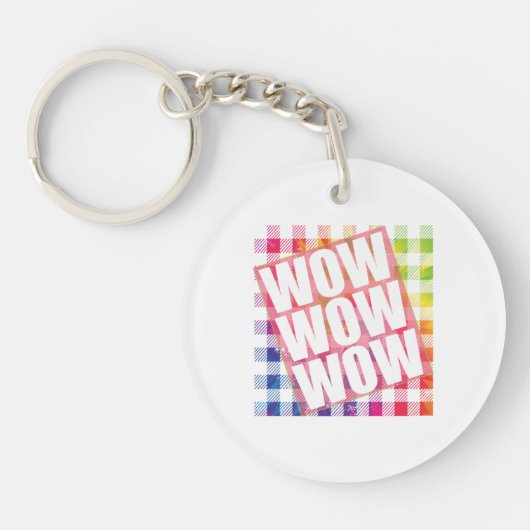 Vrije dag wauw - WOW WOW-meme Essential Sleutelhanger (Voorkant)