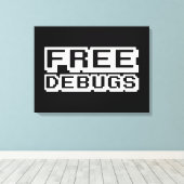 VRIJE DEBUGS CANVAS AFDRUK (Insitu (Houten vloer))