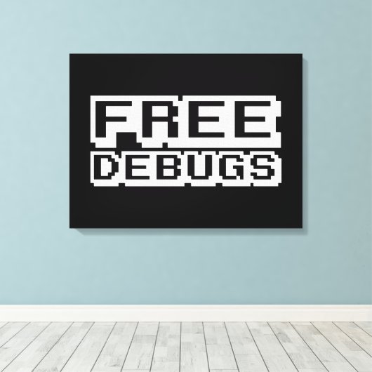 VRIJE DEBUGS CANVAS AFDRUK (Insitu (Houten vloer))