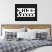 VRIJE DEBUGS CANVAS AFDRUK (Insitu (Slaapkamer))