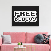 VRIJE DEBUGS CANVAS AFDRUK (Insitu (Woonkamer))