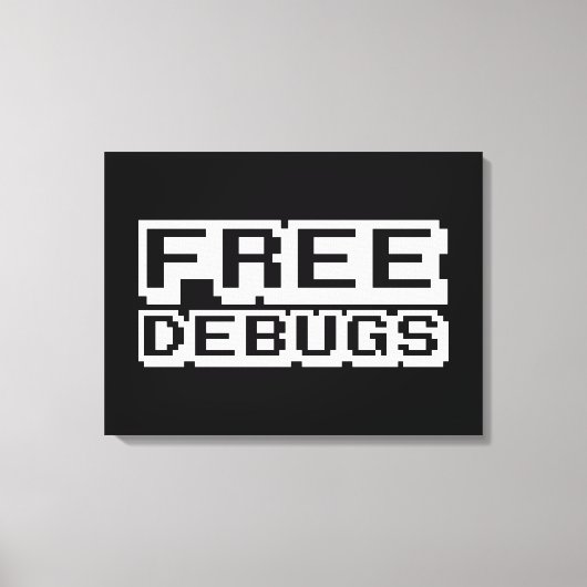 VRIJE DEBUGS CANVAS AFDRUK (Voorkant)